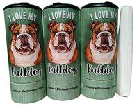 I Love My Bulldog Gift Collection (Refillable Tissue Tube with 1 Refill Package)