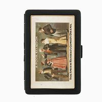 Perfection In Style Black Color Metal Cigarette Case D-120 Poor Relation Russell's Comedy Drama