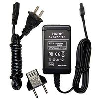 HQRP AC Adapter/Charger Compatible with Sony HandyCam HDR-CX560V, HDR-CX700V, HDR-XR106E, HDR-XR500, HDR-XR500E, HDR-XR520, HDR-XR520E Camcorder with USA Cord & Euro Plug Adapter