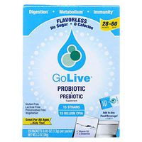 Golive Probiotic Products Probiotic and Prebiotic - Flavorless - 28 Packets - 1 Each