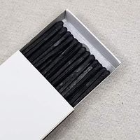 4" Matchsticks - Black on Black