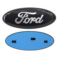 Roberly LLC 2005-2014 Ford F150 Dark Blue Oval 9" X 3.5" Front Grille Replacement Badge Emblem Medallion Name Plate