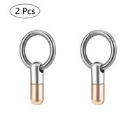 ZERIRA 2 Pcs Tiny Cutting Tool Portable Capsule Cutter with Keychain Ring Sharp Tools for Unboxing Opening Cans Stripping Stickers