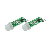 DEVMO 2PCS HC-SR505 Human Body Infrared PIR Motion Sensor Precise Infrared Detector Module Arduino MCU Raspberry Pi