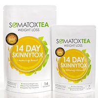 SOMATOX 14 Day SKINNYTOX Detox Tea - with Garcinia Cambogia • Premium Detox Tea • Teatox • Green Tea • Organic Tea • Diet Herbal Tea UK Product