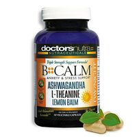 B-Calm Daytime/Nighttime 24 Hour Support by Doctors Nutra Nutraceuticals - All Natural Anxiety Relief, Stress Support - Ashwagandha, L-Theanine and More - Helps Reduce Anxiety and Stress - 60 Count