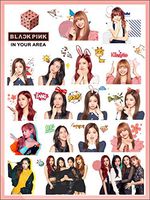Blackpink Sticker Blackpink Stickers Decal Lisa Rose Jisoo Jennie Cute Stickers for Laptop Cellphone Decal(Blackpink Sticker Decal)