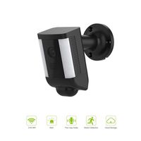 FREECAM 1080P WiFi Camera Outdoor Home Security Camera with Floodlight & Motion-Activated, Night Vision, Two-Way Audio and Siren Alarm L860 Black