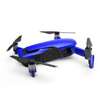 Gbell Waterproof Lightning PVC Sticker, Body Decal Shell Cover Skin Wrap Kit for DJI Mavic Air (Blue)
