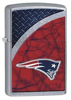 Zippo NFL New England Patriots Street Chrome Pocket Lighter