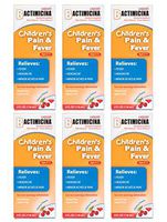 Children’s BACTIMICINA Liquid, 160 mg. of Acetaminophen Fever Reducer/Pain Reliever, Ages 2-11, Natural Cherry Flavor, Made in USA, 4 FL OZ. (6 Bottles)
