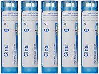 Boiron Cina 6C, Homeopathic Medicine for Nervousness, Irritability and Sleeplessness in Children (Pack of 5)