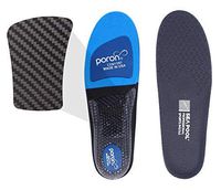 SEAPOOL Carbon Fiber Sports Insoles High-Impact Full-Length Advanced Extra-Support Insoles for Basketball Athletics, Maximum Comfort with PORON Shock Absorption for Injury Prevention (for Men's 8-11)