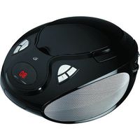 GPX BC111B Portable Top-Loading CD Boombox with AM/FM Radio and 3.5mm Line Input