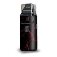 Skin Decal for Aspire Breeze 2 2nd gen Vinyl Wrap/Red Lightning Bolts Electric