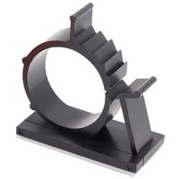 25 Pcs Black Cable Clips, Adhesive Backed Nylon Wire Adjustable Cable Clips Clamps Lime2018 (XX-Large)