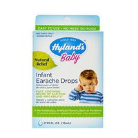 Ear Drops for Baby by Hyland's, Infant Earache Drops, Natural Homeopathic Earache Pain Relief from Allergy and Cold & Flu, 0.33 Ounce