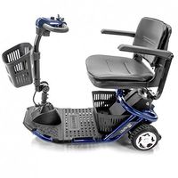 Golden Technologies - LiteRider Mini - Lightweight Travel Scooter - 3-Wheel - Blue