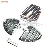 Frames & Fittings Chrome Motorcycle Brake Pedal Cover Pad Foot Peg Rests case for Harley Electra Street Tri Glide