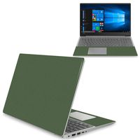 Mightyskins Skin Compatible with Lenovo Ideapad 330s 15" (2018) - Solid Olive | Protective, Durable, and Unique Vinyl Decal Wrap Cover | Easy to Apply, Remove, and Change Styles | Made in The USA