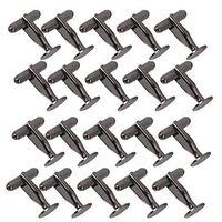 20Pcs 12mm Flat Round Blank Settings Base PAD Cuff Links Cufflinks Findings Trendy Cuffs Gift Styling Best Designs Style Design Accessories Good Men Cheap