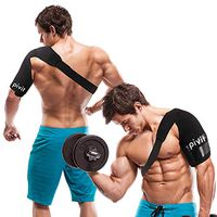 Pivit Shoulder Brace | Rotator Cuff Compression Support | Men Women Left, Right Upper Arm Injury Prevention Stabilizer Sleeve Wrap | Immobilizer for Dislocated AC Joint, Labrum Tear, Pain, Tendinitis