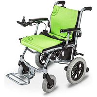 ZXOIHH Lightweight Wheelchair, Electric Wheelchair Open/Fold in 1 Second Lightest Most Compact Power Chair Drive with Electric Power