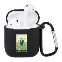 ForUBeauty Harry Styles Airpods Case, Protective TPU Case with Carabiner for AirPods 1/2 Charging Box(H09)