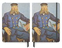 Van Gogh Art - PU (Vegan) Leather A5 Notebook - Lined Pages - Joseph Roulin