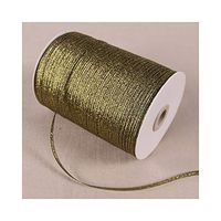 (10Meters/Lot) Colorful Glitter Metallic Ribbon Wedding Birthday DIY Cake Christmas Halloween Gift Wrapping,Black,3Mm Onion 10Meters