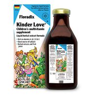 Salus Haus - Childrens Multivitamin Kinder Love Liquid 8.5 Ounce SMALL - Vitamins A, B, C, D, E, Calcium, Magnesium - Kosher, Non GMO, Vegetarian