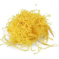 HAOWANG Multicolor Craft Shredded Paper Crumpled Paper Basket Fill Shredded Paper Yellow