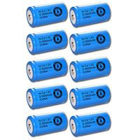 10x Exell 1.2V 5000mAh NiCD D Rechargeable Battery Button Top Cell FAST USA SHIP