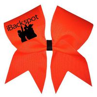 Chosen Bows New iBackspot Cheer Bow, Neon Orange
