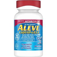 Aleve Liquid Gels Easy Open Arthritis Cap 80 Liquid Gels