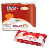 Tranquility EliteCare Incontinence Hygiene Bundle (L - 12 ct)