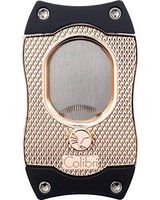 Monza S-Cut Serrated Cigar Cutter in an Attractive Gift Box Warranty Rose Gold Black