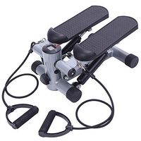 WDDMFR Pedal Exerciser, Under-Desk Elliptical Mini Stepper, Slip Pedal, Display Monitor and Adjustable Resistance, Quiet & Compact Home Office Trainer Fitness Peddler