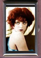 Clara Bow Color Photograph with Red Hair Decorative Pill Box