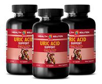 Brain and Memory Energy Booster - URIC Acid Formula - Support Kidney Function - Green Tea Extract Capsules - 3 Bottles (180 Capsules)
