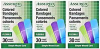 Neon Colored Flexible Adhesive Bandages, 90-Count
