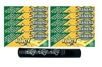 Herb Airtight Tube Pocket Protector with Juicy Jay's Banana 1.25 Flavored Hemp Rolling Papers 10 Count DC Crafts Nation- Ganesha