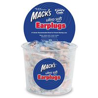 Mack's Ultra Soft Foam Earplugs, 100 Pair - 32dB Highest NRR, Comfortable Ear Plugs for Sleeping, Snoring, Travel, Concerts, Studying, Loud Noise, Work, Beige