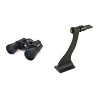 Celestron 71198 Cometron 7x50 Binoculars (Black) &  93524 Binocular Tripod Adapter (Black)