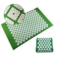 JIGAN Acupressure Mat, Massage Mat with Separate Pillow for Back Neck Feet Pain Relief and Muscle Relaxation
