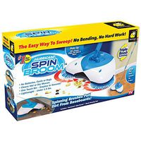 Hurricane Spin Broom by BulbHead - As Seen on TV- Original Lightweight. Cordless Spinning Broom for Sweeping Hard Surfaces like Wood, Tile, and Laminate