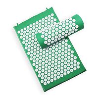 Yiitay Acupressure Mat and Pillow Set For Relieve Back/Neck Pain&Muscle Relaxation Relieves Stress Yoga Pad Acupressure Bed Pillow Set