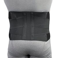 CHAMPION Industrial Belt Back Brace Abdominal Support, Black, XX-Large
