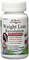 Weight Loss Revolution:Green Coffee Bean,Raspberry Ketones,Garcinia Cambogia,Green Tea :Thermogenic Fat Burner :Appetite suppressant :Lose Belly Fat :Natural Weight Loss Supplement for Women Men