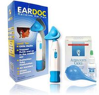 EarDoc Eustachian Tube Massaging Ear Relief System and Audiologist's Choice Ear Wax Removal System Bundle